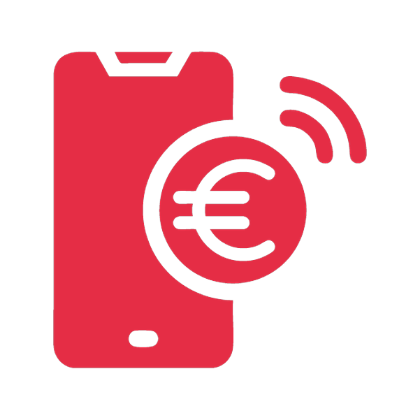 Ikona e pagesës online me kartë